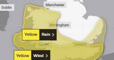 Storm Ciaran: When heavy rain will hit Greater Manchester as yellow Met Office weather warning issued - www.manchestereveningnews.co.uk - Britain - Scotland - Manchester - Ireland