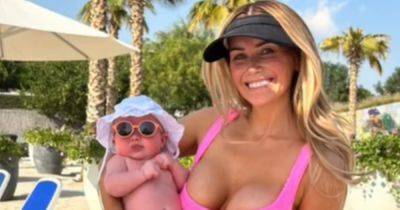 Laura Anderson's 'first holiday' with baby Bonnie in Dubai as she stuns in swimsuit - www.dailyrecord.co.uk - Scotland - Dubai - county Love