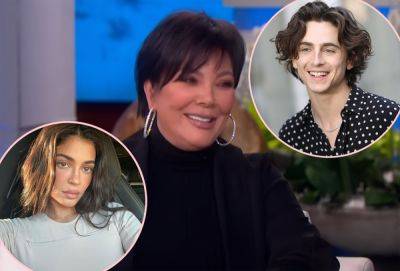 Kris Jenner Shows Support For Daughter Kylie’s Boyfriend Timothée Chalamet Ahead Of SNL Hosting Gig! - perezhilton.com - Los Angeles