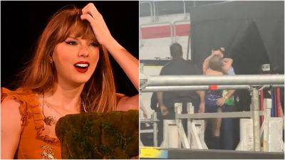 Taylor Swift Runs Into Travis Kelce’s Arms For a Kiss After Argentina Eras Tour Concert - www.glamour.com - Argentina - Kansas City