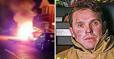 Thug torched battered Scots firefighter's cars in driveway before he was due to give evidence - www.dailyrecord.co.uk - Scotland