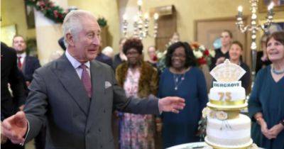 King marks 75th birthday a day early with three-tiered cake at Highgrove - www.dailyrecord.co.uk - Britain - Scotland - Choir