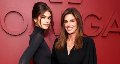 Kaia Gerber & Mom Cindy Crawford Arrive in Style for Planet OMEGA Event in NYC - www.justjared.com - New York