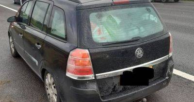 Police stop car on M62 and find FIFTEEN people crammed inside - www.manchestereveningnews.co.uk - Britain - county Cheshire