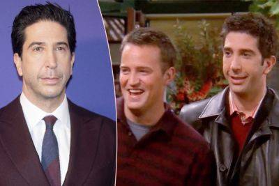David Schwimmer Looks Back On One Of His ‘Favorite Moments’ With Matthew Perry In Poignant Tribute - perezhilton.com - USA - county Story - county Rush