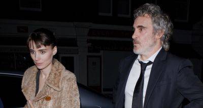 Joaquin Phoenix & Rooney Mara Head to Dinner After London Premiere of 'Napoleon' - www.justjared.com - Britain - London