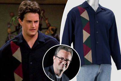 Iconic Chandler Bing outfit worn by Matthew Perry on sale for $8.4K - nypost.com - Los Angeles