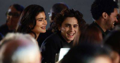 Kylie Jenner supported by boyfriend Timothée Chalamet at awards as pair match in black - www.ok.co.uk