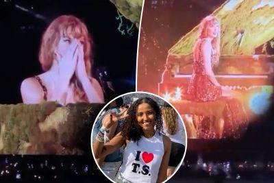 Taylor Swift appears to hold back tears with ‘Bigger Than the Whole Sky’ debut after fan’s death - nypost.com - Brazil - city Rio De Janeiro