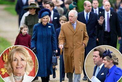 Queen Camilla’s family will be at royal christmas for the first time: Report - nypost.com - city Sandringham - Charlotte - county Charles