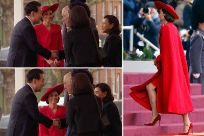Kate Middleton curtsies to King Charles after reportedly refusing to bow for Queen Camilla - nypost.com - Britain - London - South Korea - county King And Queen