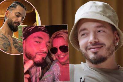 J Balvin Spills Details On Dinner With Britney Spears! - perezhilton.com - Colombia - county York - county Bond
