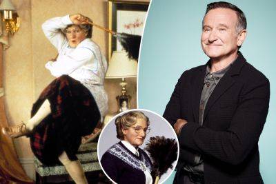 Robin Williams’ ‘Mrs. Doubtfire’ improvising racked up 2M feet of film - nypost.com - county Williams