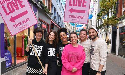 Jamie Dornan Joins More British Stars for Choose Love Pop-Up Shop Opening - www.justjared.com - Britain - London