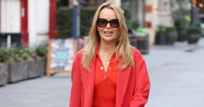 Amanda Holden's 'gorgeous' red knitted dress has more than £100 off in Black Friday sale - www.ok.co.uk