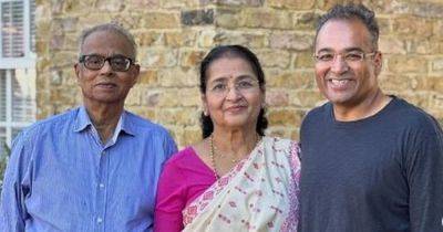 Strictly's Krishnan Guru-Murthy poses with dad for 90th birthday - still working for NHS - www.ok.co.uk - Britain