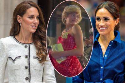 Meghan Markle & Princess Catherine Pushed To Dress Like Princess Diana?! Details! - perezhilton.com