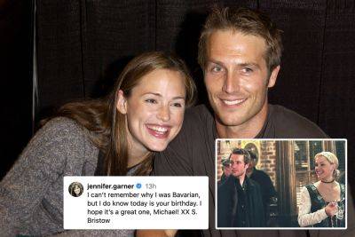 Jennifer Garner gushes over ex Michael Vartan with ‘Alias’ flashback photo - nypost.com - Germany