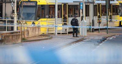 Horror as teenager rushed to hospital after being hit by tram in town centre - www.manchestereveningnews.co.uk - Scotland - county Oldham