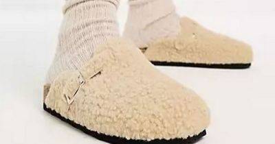 ASOS just dropped the perfect £24 alternative to Birkenstock’s trendy £190 shearling clogs - www.ok.co.uk - Boston