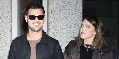Taylor Lautner & Wife Tay Reveal Anniversary Plans While Doing Press in NYC! - www.justjared.com - New York - Taylor