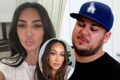 Is Rob Kardashian OK With Sis Kim FaceTiming His Ex?! - perezhilton.com - Israel