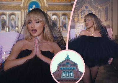 Sabrina Carpenter In Trouble With Brooklyn Diocese Over Filming Risqué Feather Music Video Inside Church! - perezhilton.com - city Brooklyn