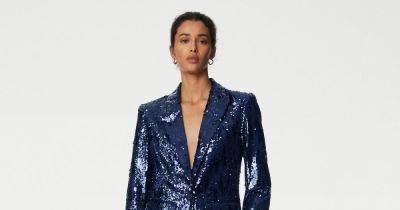 M&S’ £79 sequin blazer ‘looks expensive’ and ‘glamourous’ and is perfect for party season - www.ok.co.uk