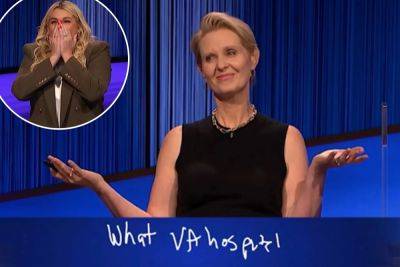 And just like that … Cynthia Nixon loses ‘Celebrity Jeopardy!’ with embarrassing history clue flub - nypost.com - Virginia - Israel