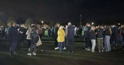 Bonfire terror as several injured when fireworks launched into crowd at cricket club display - www.manchestereveningnews.co.uk - county Stone - Palestine