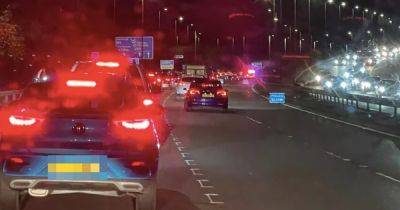 Man dies in hospital after van crash closes major Scots motorway - www.dailyrecord.co.uk - Scotland - Beyond