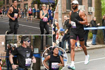 2023 NYC Marathon: How celebrities including Amy Robach and T.J. Holmes fared - nypost.com - county Holmes - state Nevada - city Staten Island - county Marathon