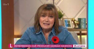 Lorraine Kelly emotional as she addresses co-star's death: 'Too young and too soon' - www.ok.co.uk - Scotland