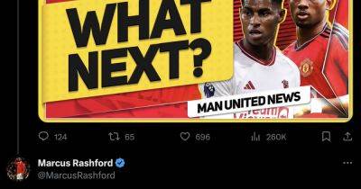 Marcus Rashford's five word response to 'malicious' rumours he could leave Manchester United - www.manchestereveningnews.co.uk - Italy - Manchester