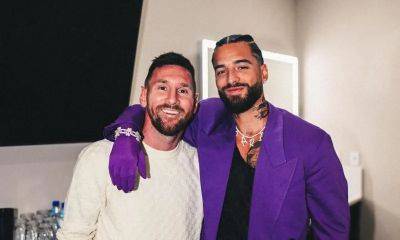 Leo Messi is a Maluma fan! The beloved athlete was captured at the Colombian artist’s Miami concert - us.hola.com - Miami - Argentina - Colombia