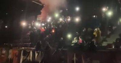 Manchester football fans plunged into darkness during match after flood lights go off - www.manchestereveningnews.co.uk - Manchester - Poland