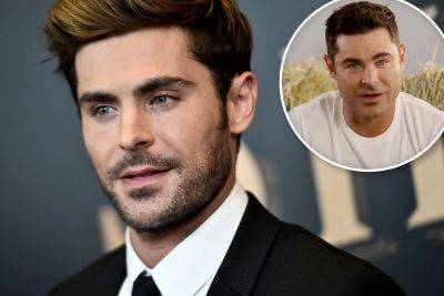 Zac Efron looks unrecognizable in ‘The Iron Claw’ interview: ‘What happened to his face?’ - nypost.com - county Harris - city Dickinson, county Harris
