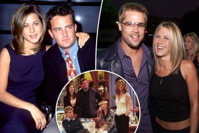 Matthew Perry got over Jennifer Aniston crush when she began dating Brad Pitt - nypost.com - county Pitt - county Rush