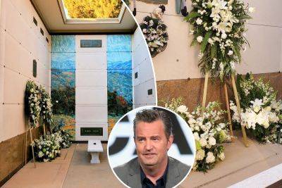 Matthew Perry buried in private, star-studded plot after funeral service - nypost.com - Los Angeles - Manhattan - county Pacific - county Forest - city Sanctuary