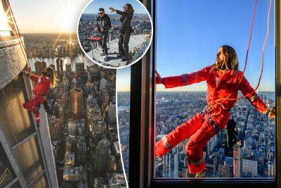 Jared Leto got 30 seconds closer to Mars by climbing the Empire State Building - nypost.com - New York - New York - state Louisiana