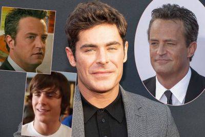 Zac Efron Responds To Learning 17 Again Co-Star Matthew Perry Wanted Him For His Own Biopic - perezhilton.com - county Rush