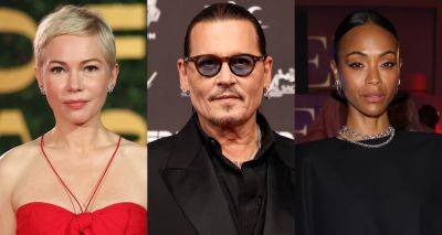 Johnny Depp Joins Michelle Williams, Zoe Saldana, & More Stars at Red Sea Film Festival 2023 - www.justjared.com - county Stone - Saudi Arabia