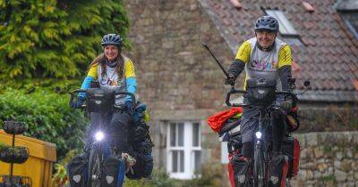 Scots couple who hated cycling finish round the world cycle trip in aid of charity - www.dailyrecord.co.uk - Australia - Britain - Scotland - New Zealand - USA - Florida - Uzbekistan - Beyond