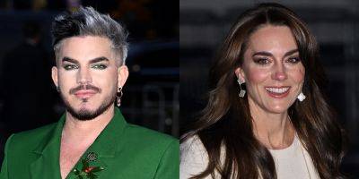 Adam Lambert Describes Meeting Kate Middleton at Royal Family's Christmas Carol Service - www.justjared.com - London