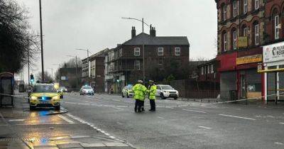 Woman and two children in hospital after car ploughs into them on busy street - www.dailyrecord.co.uk - Scotland - Beyond