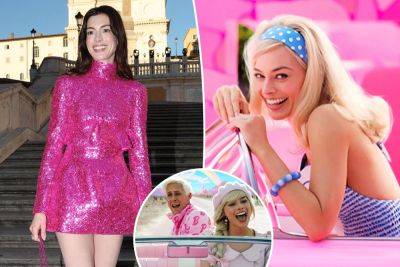 Anne Hathaway reacts to Margot Robbie’s ‘Barbie’ after her version got scrapped - nypost.com - Hollywood