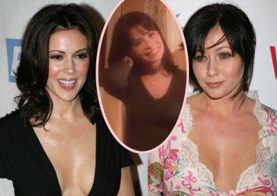 Charmed Feud Explained?! Alyssa Milano Caused 'Weird Divide' Between Shannen Doherty & Holly Marie Combs! - perezhilton.com