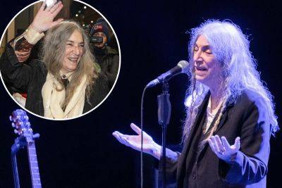 Patti Smith, 76, is hospitalized in Italy due to a ‘sudden illness’: report - nypost.com - USA - Italy - Chicago - New York - city Venice