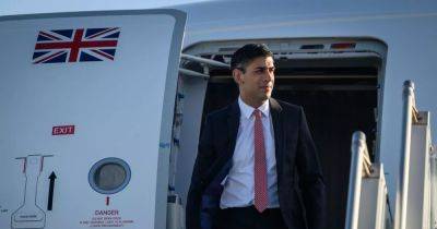 Rishi Sunak diverted RAF jet to pick him up after political event and take him to Rome - www.dailyrecord.co.uk - Scotland - London - Rome - city Stockton