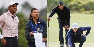 Tiger Woods Competes in Golf Tournament With Son Charlie, Daughter Sam Caddies For Him - www.justjared.com - Florida